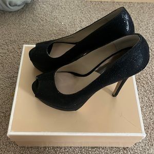 platform michael kors heels